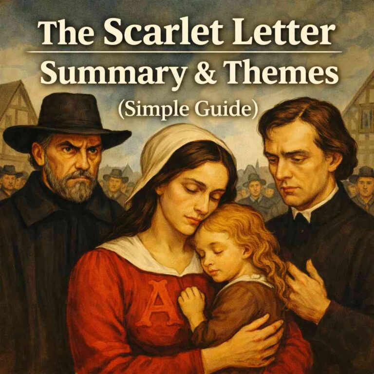 The Scarlet Letter Summary and Themes (Simple Guide) - Marigold ...